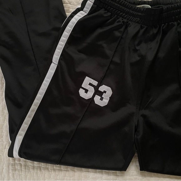 High Waisted Side Stripe Split Hem Track Pants - Picture 2 of 10